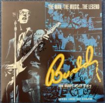 The Buddy Holly Story 3 Signed Record Sleeve With Two 33 1/3 rpm Vinyl Record Included. Dedicated.