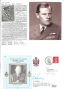 WW2 BOB fighter pilot Sir John Grandy 249 sqn signed on his own MRAF cover with biography details