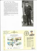 WW2 BOB fighter pilot Barron, Norman 236 sqn signed 70th ann Battle of Arras RAF flown cover with