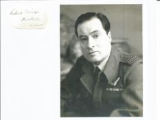 WW2 BOB fighter pilot Robert Wright signature piece with biography details fixed to A4 page. WW2 RAF