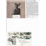 WW2 BOB fighter pilot George Powell-Shedden 242 sqn signed 1965 BOB cover 6 x 4d stamps with