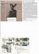WW2 BOB fighter pilot George Powell-Shedden 242 sqn signed 1965 BOB cover 6 x 4d stamps with