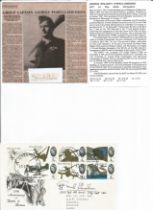 WW2 BOB fighter pilot George Powell-Shedden 242 sqn signed 1965 BOB cover 6 x 4d stamps with