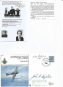 WW2 BOB fighter pilot Ingle-finch, Michael 151 sqn signed 40th ann BOB cover with biography