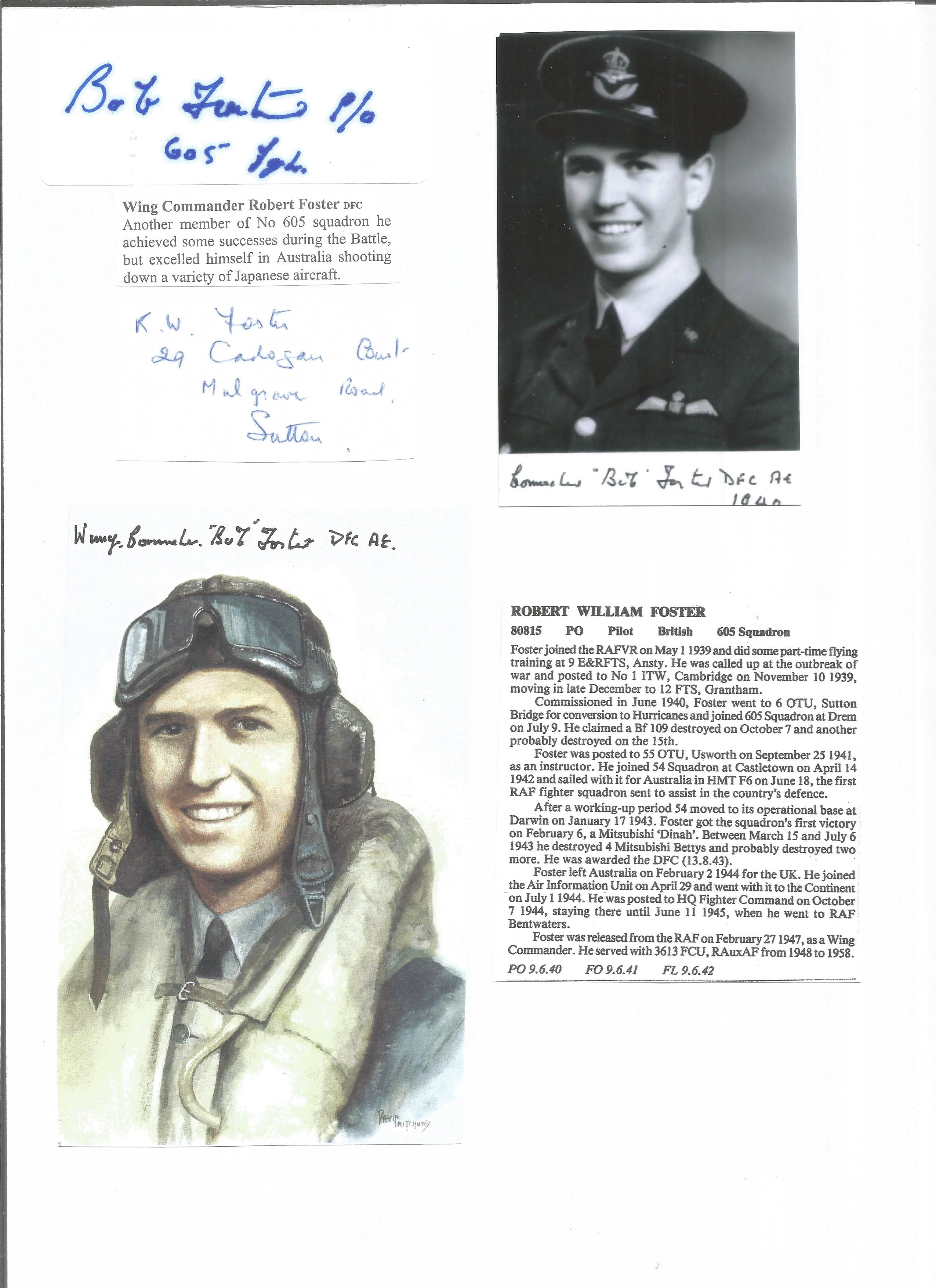 WW2 BOB fighter pilot Maciejowski, Michal 249 sqn signed 1986 46th ann Battle of Britain AG Bradbury