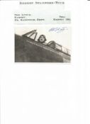 WW2 BOB fighter pilot Robert Stanford-Tuck signed photo with biography details fixed to A4 page. WW2