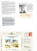 WW2 BOB fighter pilot Culmer James 25 sqn signature piece, Cover signed Barnard, Eric 600 sqn with