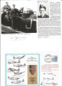 WW2 BOB fighter pilot William Scott 264 sqn, E C Deansley signature piece and signed cover with