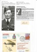 WW2 BOB fighter pilot Alexander Hamilton 248 sqn, James Dann 23 sqn, Horace Imray 600 sqn signed