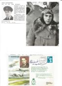 WW2 BOB fighter pilot Stefan Kleczkowski 302 sqn signed Sydney Camm cover with biography details