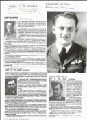 WW2 BOB fighter pilot John Haviland 151 sqn, Jozef Szlagowski 234 sqn, James Young 234 sqn,