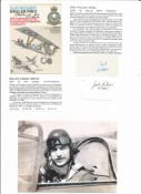 WW2 BOB fighter pilots John Ditzel 25 sqn, Roland Dibnah 1 sqn signature pieces with biography