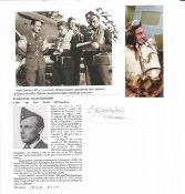 WW2 BOB fighter pilot Szaposznikow, Eugeniusz 303 sqn signed magazine picture with biography details