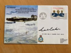WW2 US Gen Ira Eaker signed B24 Liberator Bomber cover. Eaker, as second-in-command of the