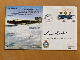 WW2 US Gen Ira Eaker signed B24 Liberator Bomber cover. Eaker, as second-in-command of the