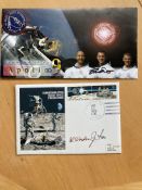 Apollo 15 crew signed covers. Astronauts Al Worden and Jim Irwin signed 1979 NASA cover and