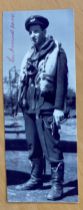 WW2 Dambuster Les Munro signed 7 x 3 inch full length photo (modern copy) of Munro in full RAF