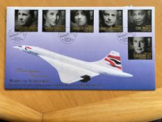 Concorde Barbara Harmer 1st female pilot signed 2008 Woman of Achievement Internetstamps official