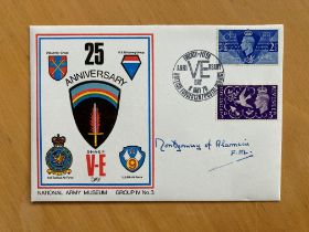 WW2 El Alamein, Arnhem, D-Day FM Montgomery of Alamein signed 1970 25th ann VE Day National Army