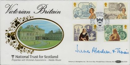 June Aberdeen and Temair signed FDC Benham. Victorian Britain. National Trust for Scotland. Four