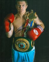 Ricky Hatton signed 10x8 inch colour photo. Good condition. All autographs are genuine hand signed