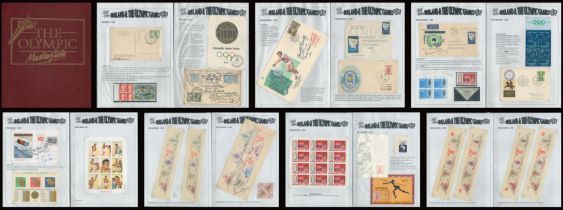 Ireland and The Olympic Games from 1936 to 2000 Collectables Housed in a Bespoke Binder Includes