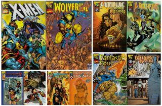 Collection of 10 x Wizard Comics :-X-men Wizard Marvel (1998). Wolverine Wizard Marvel (997).