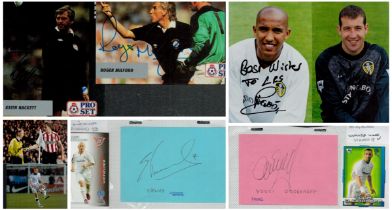 Collection of 8 Football (Signed 2xTrading Cards 2xTrading unsigned plus 2 x signed Autograph