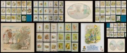 Beatrix Potters Peter rabbit and Friends Collectors Cards, A Collection of 100+ Cards in a Peter