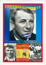 Tommy Docherty signed 10x8 inch Football's finest montage photo. Good condition. All autographs