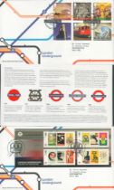 Two London Underground FDC unsigned The art of the Poster double pm First Day of Issue London W2 9.