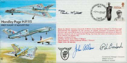 Paul Millett, John Allam and P Cronbach signed EJA25 cover. Good condition. All autographs are