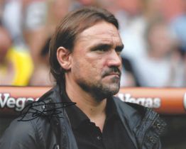 Daniel Farke signed 10x8 inch colour photo. Good condition. All autographs are genuine hand signed