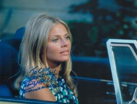 Britt Ekland signed 10x8 inch colour photo dedicated inscribed Brit Ekland The Man with the Golden