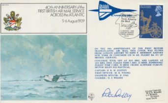 Pete Duffey signed first flight cover. Good condition. All autographs are genuine hand signed and