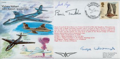 Brian Trubshaw, Jock Bryce and Robert Edwards signed EJA(S)2 cover. Good condition. All autographs