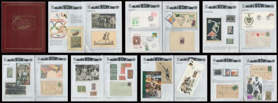 Ireland and The Olympic Games from 1896 to 1932 Collectables Housed in a Bespoke Binder Includes