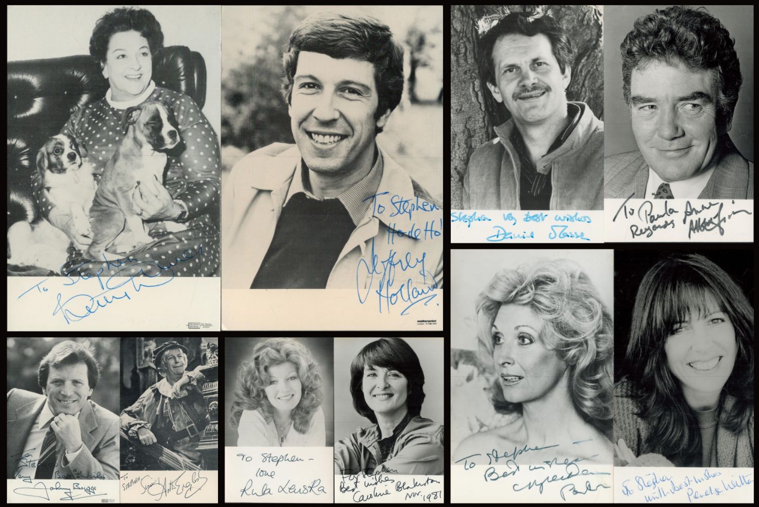 Autograph auction Football, Space, TV/Film, Military, Historic photos, covers and books.