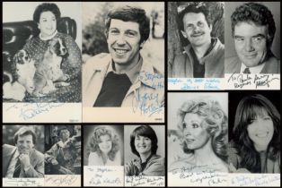 TV/Film collection 10, signed 6x4 black and white photos signatures include Arthur English, Dawn