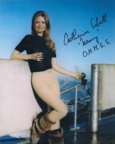 Catherine Schell signed 10x8 inch colour photo inscribed Catherine Schell Nancy O.H.M.S. Good