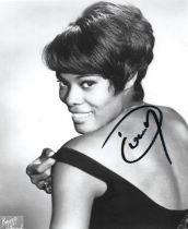 Dionne Warwick signed 10x8 inch black and white vintage photo. Good condition. All autographs are