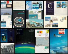 Concorde Themed FDCs Plus Concorde Brochures - Carnival in Rio, Inflight Entertainment, Press