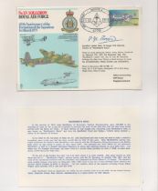 WW2. Sqn Ldr Peter JS Boggis DFC (Capt of McRoberts Reply) Signed 60th Anniversary of the