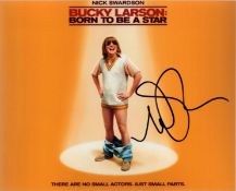 Nick Swardson signed Bucky Larson Born to be a star promo photo. Good condition. All autographs come