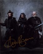 Adam Brown signed Hobbit 10x8 inch colour photo. Good condition. All autographs come with a