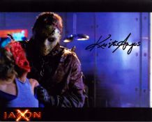 Kristi Angus signed Jason X 10x8 inch colour photo. Good condition. All autographs come with a