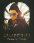 Zara Phythian signed 10x8 inch colour photo. Good condition. All autographs come with a