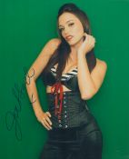 Jessica Sutta signed 10x8 inch colour photo. Good condition. All autographs are genuine hand