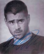 Colin Farrell signed 10x8 inch black and white photo. Good condition. All autographs are genuine