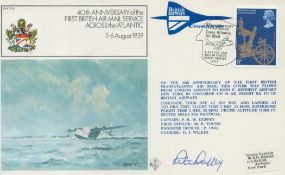 Pete Duffey signed first flight cover. Good condition. All autographs are genuine hand signed and